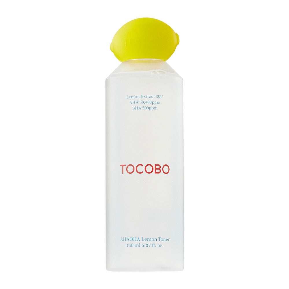 TOCOBO AHA BHA Lemon Toner - Peaches&Creme Shop Korean Skincare Malta