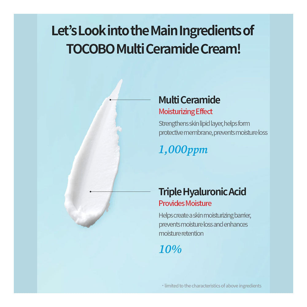 TOCOBO Multi Ceramide Cream - Peaches&Creme Shop Korean Skincare Malta