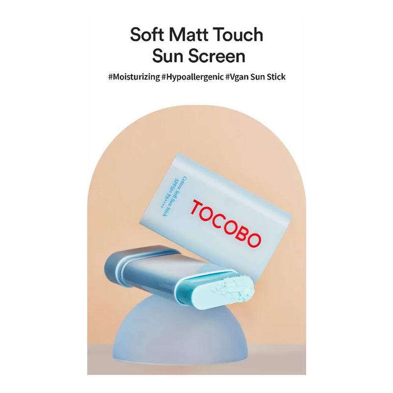 TOCOBO Cotton Soft Sun Stick - Peaches&Creme Shop Korean Skincare Malta