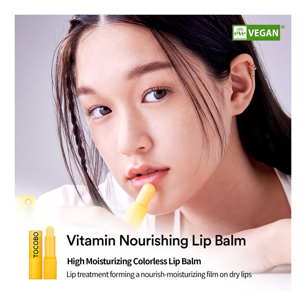 TOCOBO Vitamin Nourishing Lip Balm - Peaches&Creme Shop Korean Skincare Malta