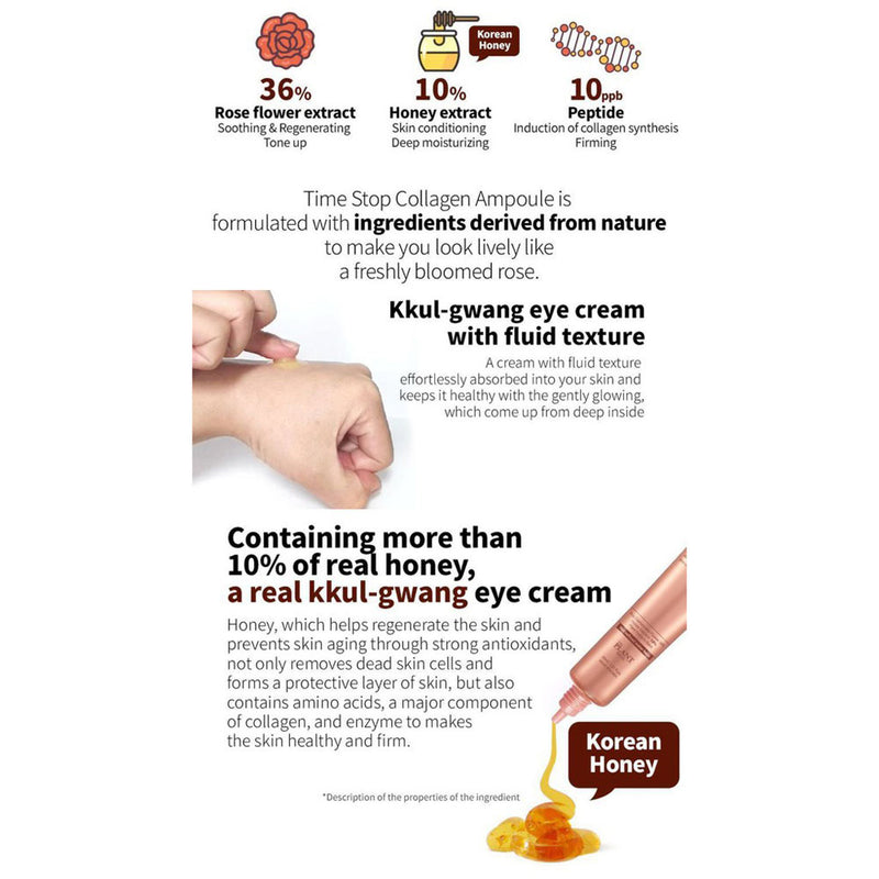 The Plant Base Time Stop Peptide Eye Cream - Peaches&Creme Korean Skincare Malta