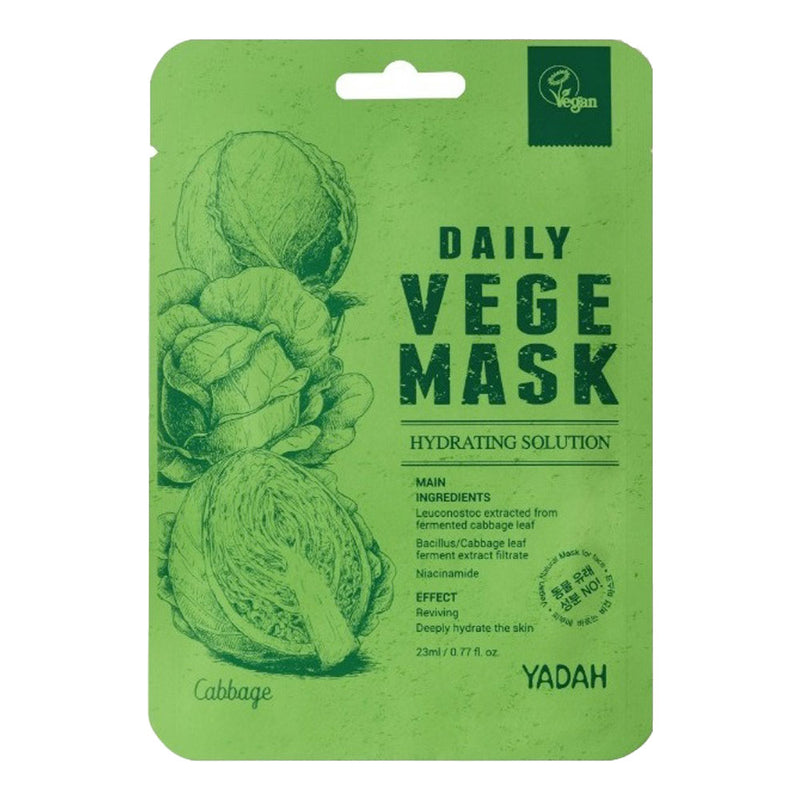 YADAH Daily Vege Mask Cabbage - Peaches&Creme Shop Korean Skincare Malta