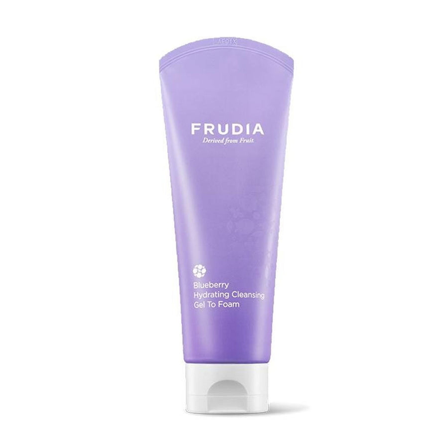 Frudia Blueberry Hydrating Cleansing Gel - Peaches&Creme Shop Korean Skincare Malta To Foam